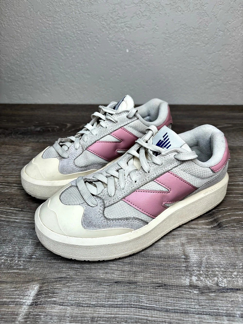 New Balance CT302 Salt Grey & Hazy Rose Sneakers US Women’s Size 7